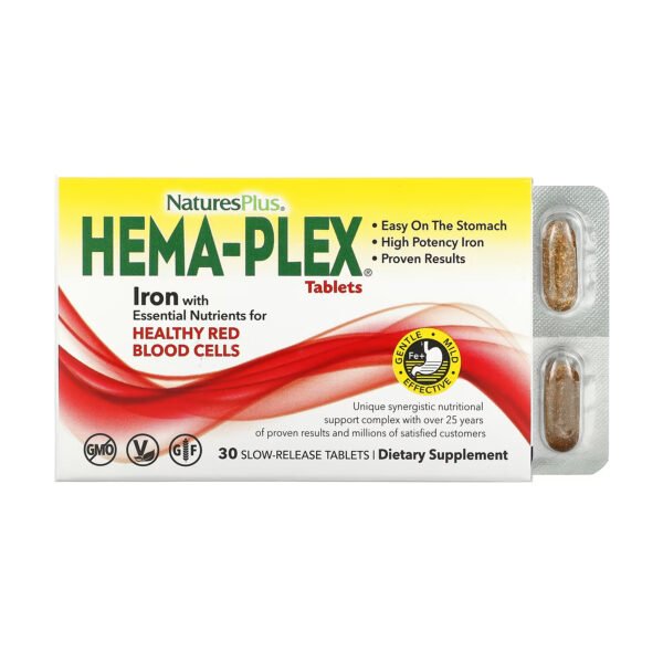 Nature's Plus Hema-Plex — 30 таблеток