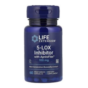 Life Extension 5-LOX Інгібітор з AprèsFlex® 100 мг - 60 рослинних капсул