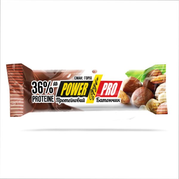 Power Pro Протеїновий батончик Nutella 36% — 20x60г