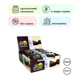 FitWin Протеїнові батончики Duo Chocolate — 12x60г