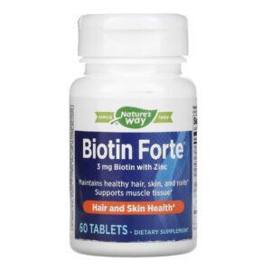 Nature's Way Biotin Forte 3 мг - 60 таблеток