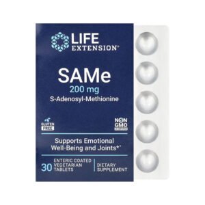 Life Extension SAMe 200 мг — 30 рослинних таблеток