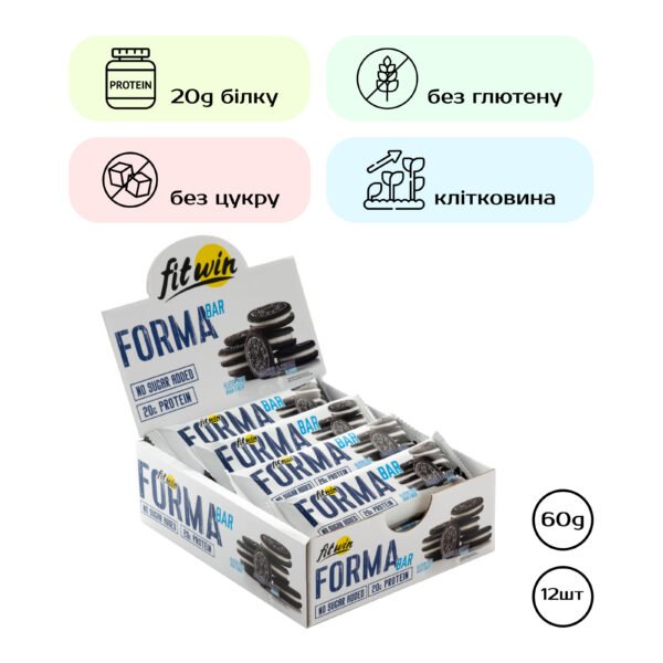 FitWin Forma Bar — 12x60 г Печиво з кремом