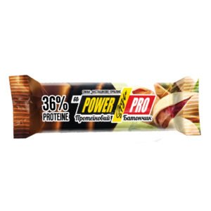 Power Pro Протеїновий батончик Nutella 36% з фісташковою праліне - 20x60г