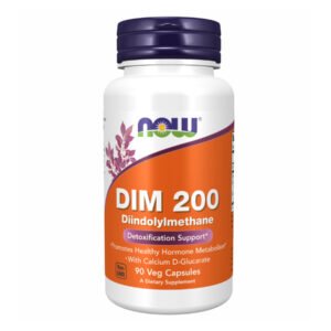 Now Foods DIM 200 з кальцієм D-глюкаратом — 90 рослинних капсул