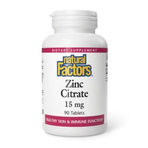 Natural Factors Цитрат цинку 15 мг - 90 таблеток