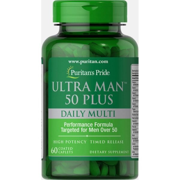 Puritans Pride Ultra Man™ 50 Plus — 60 капсул