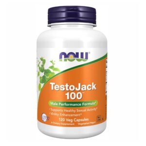 Now Foods Testo Jack 100 — 120 рослинних капсул