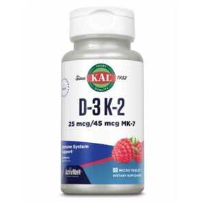 KAL D3 та K2 25 мкг — 60 таблеток малини