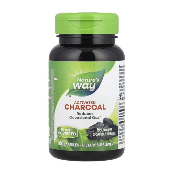 Nature's Way Активоване вугілля — 100 капсул