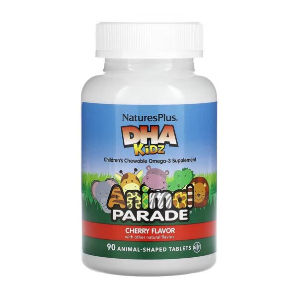 Nature's Plus Дитячий жувальний DHA Омега-3 — 90 таблеток вишня