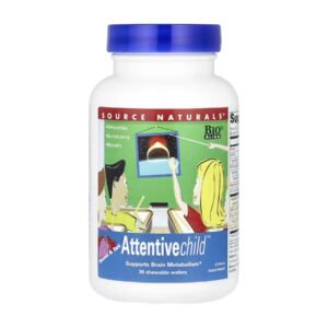 Source Naturals Attentive Child™ Фрукти — 30 ваферів