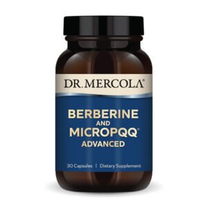 Dr. Mercola Берберин та MicroPQQ Преміум — 30 капсул