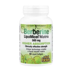 Natural Factors Berberine LipoMicel Matrix — 60 капсул