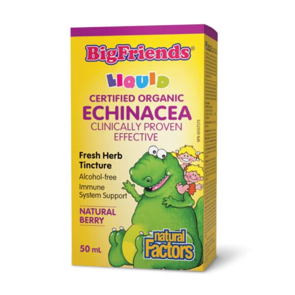 Natural Factors Ехінацея безалкогольна настоянка для дітей — 50 мл