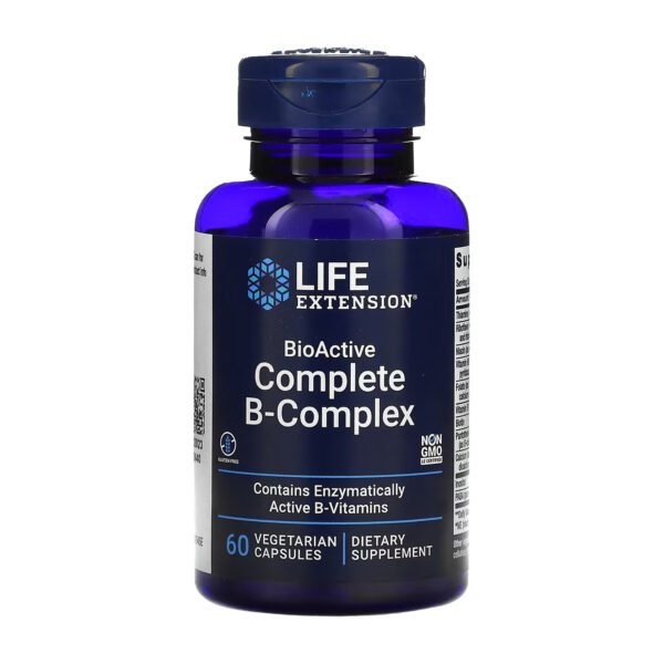 Life Extension BioActive Complete B-Complex — 60 рослинних капсул