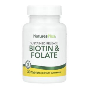 Nature's Plus Біотин та Фолат — 30 таблеток