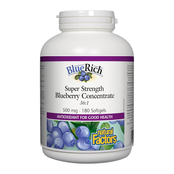 Natural Factors BlueRich — 180 капсул