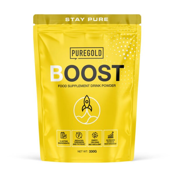 Pure Gold Boost Pre-Workout — 330 г зелене яблуко