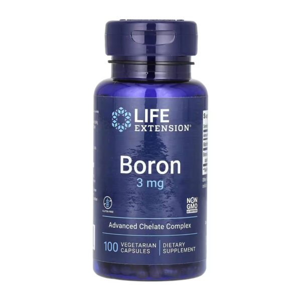 Life Extension Бор 3 мг — 100 рослинних капсул