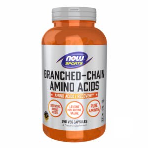 Now Foods Амінокислоти з розгалуженим ланцюгом — 240 рослинних капсул