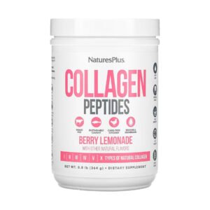 Nature's Plus Колагенові пептиди — 364 г Ягідний лимонад