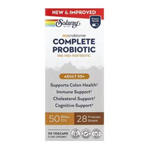 Solaray Complete Probiotic Adult 50+ — 30 рослинних капсул