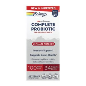 Solaray Пробіотики Complete Probiotic Ultimate Potency — 60 рослинних капсул