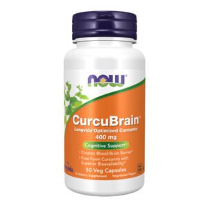 Now Foods CurcuBrain™ — 50 рослинних капсул