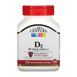 21st Century D3 — 250 капсул