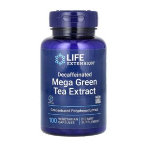 Life Extension Екстракт зеленого чаю без кофеїну — 100 рослинних капсул