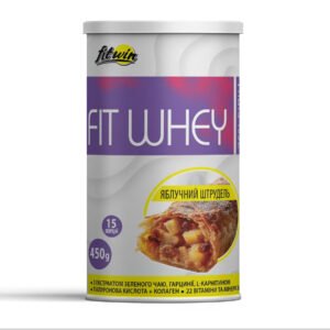 FitWin Сироватковий протеїн — 450 г Яблучний штрудель