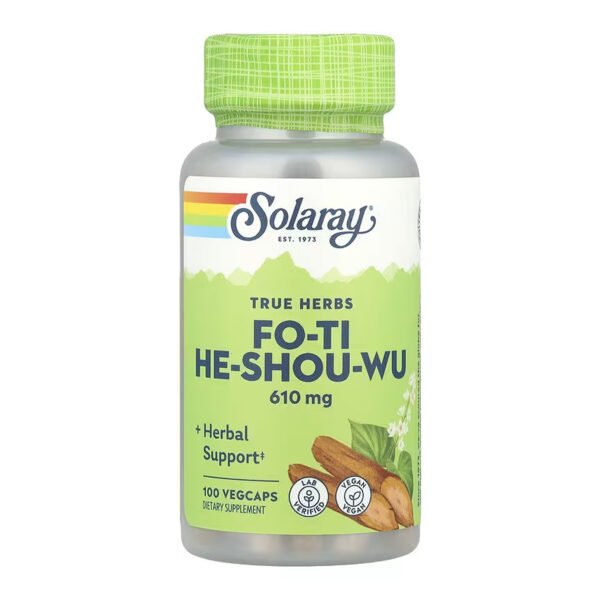Solaray Fo-Ti He-Shou-Wu — 100 рослинних капсул