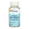 Solaray Focus for Adults — 60 рослинних капсул