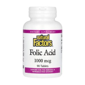 Natural Factors Фолієва кислота 1 мг — 90 таблеток
