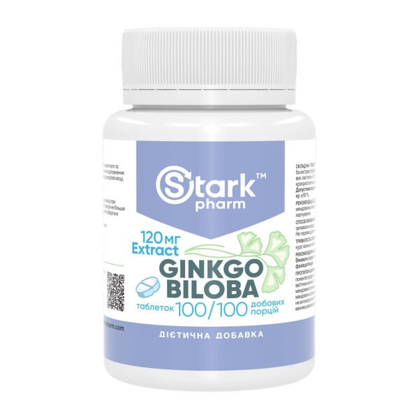 Stark Pharm Екстракт Гінкго Білоба 120 мг - 100 таблеток