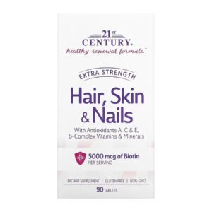 21st Century Hair, Skin & Nails Extra Strength — 90 таблеток