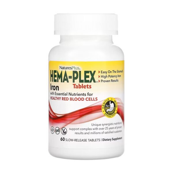 Nature's Plus Hema-Plex — 60 таблеток