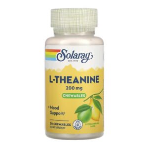 Solaray L-Theanine — 30 жувальних таблеток