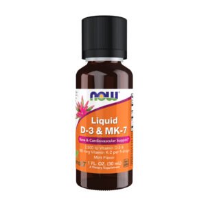 Now Foods Вітамін D-3 та MK-7 Рідкий - 30 мл