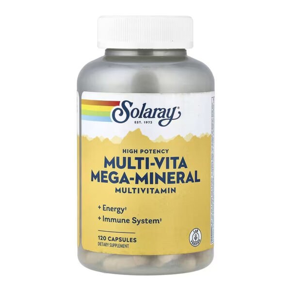Solaray Mega-Mineral Multi-Vitamin — 120 капсул