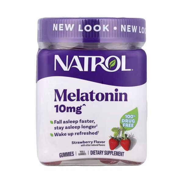 NATROL Мелатонін 10 мг — 60 гумок