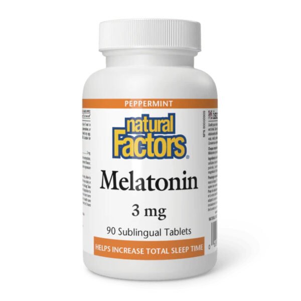 Natural Factors Мелатонін 3мг - 90 таблеток