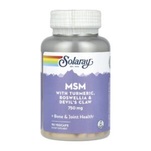 Solaray MSM 750 мг — 90 капсул