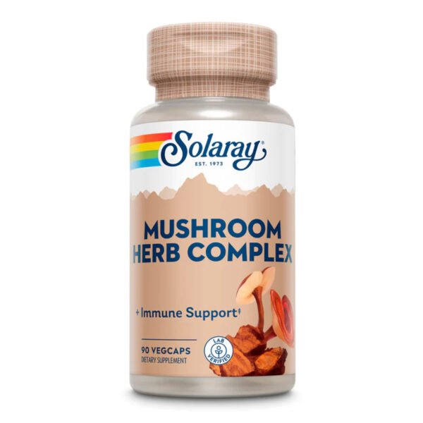 Solaray Mushroom Herb Complete — 90 рослинних капсул