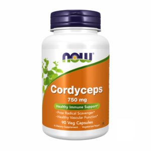 Now Foods Кордицепс 750 мг — 90 рослинних капсул