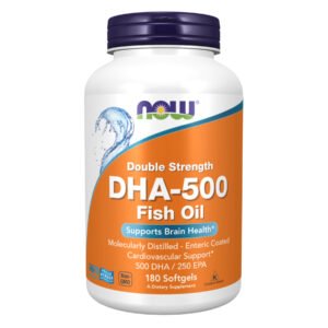 Now Foods DHA 500 мг — 180 капсул