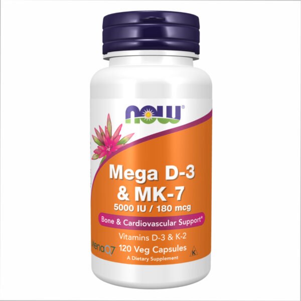 Now Foods MEGA D-3 & MK-7 — 120 рослинних капсул