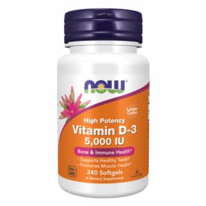 Now Foods Вітамін D-3 5000 IU — 240 капсул