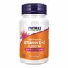 Now Foods Вітамін D-3 5000 IU — 120 капсул